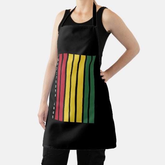 アフリカ系アメリカ人の黒人歴史十二月号1865 エプロン (インサイチュ)