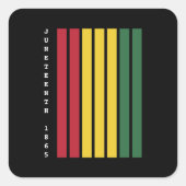 アフリカ系アメリカ人の黒人歴史十二月号1865 スクエアシール (正面)