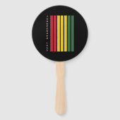 アフリカ系アメリカ人の黒人歴史十二月号1865 ハンドファン (裏面)