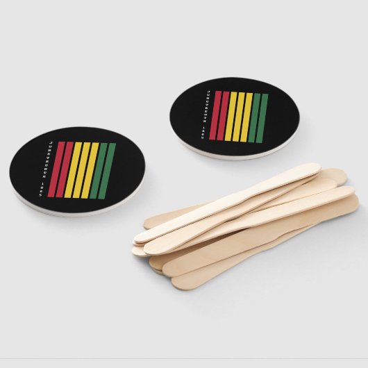 アフリカ系アメリカ人の黒人歴史十二月号1865 ハンドファン (組立なし)