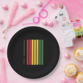 アフリカ系アメリカ人の黒人歴史十二月号1865 ペーパープレート (パーティー)