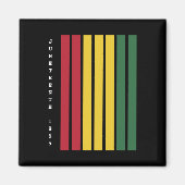 アフリカ系アメリカ人の黒人歴史十二月号1865 マグネット (正面)