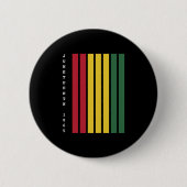 アフリカ系アメリカ人の黒人歴史十二月号1865 缶バッジ (正面)