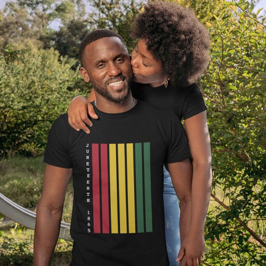 アフリカ系アメリカ人の黒人歴史十二月号1865 Tシャツ