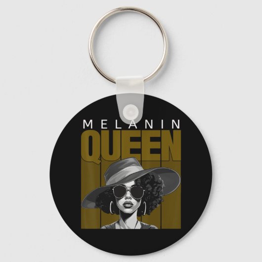 アフリカ系アメリカ人の黒人歴史 – ジュネグ・メラニ キーホルダー (正面)