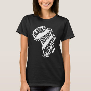 アフリカ系アメリカ人の黒人歴史M Tシャツ
