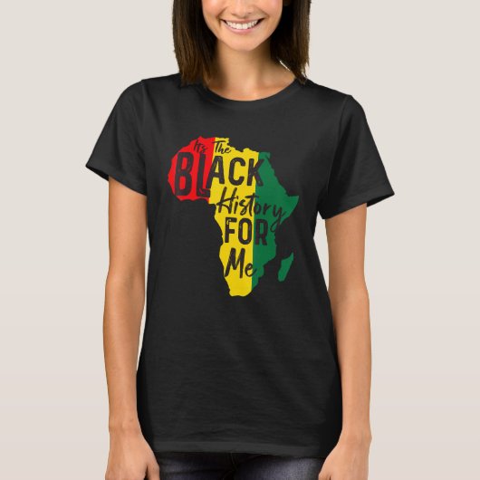 アフリカ系アメリカ人のPriにとって黒い歴史だ Tシャツ (正面)