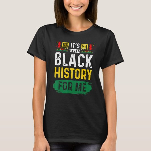 アフリカ系アメリカ人のPriにとって黒い歴史だ Tシャツ (正面)