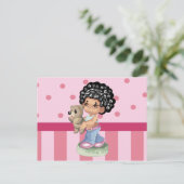 アフリカ系アメリカ人はがき ポストカード (スタンド正面)