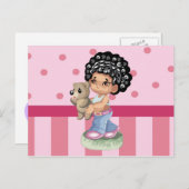 アフリカ系アメリカ人はがき ポストカード (正面/裏面)