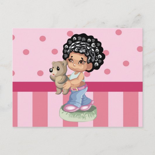 アフリカ系アメリカ人はがき ポストカード (正面)