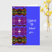 アフリカ系アメリカ人は願いが叶う カード (黄色い花)