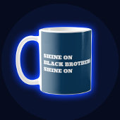 アフリカ系アメリカ人やる気を起こさせる男性マグ コーヒーマグカップ