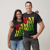 アフリカ系アメリカ人を忘れない Tシャツ (ユニセックス)