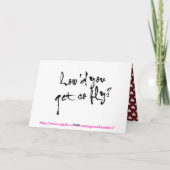 アフリカ系アメリカ人を飛ばす – MOTHER'S DAYカード カード (裏面)