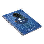 アフリカ系アメリカ人アクエリアス〔占星術の〕十二宮図サインパーソナル ノートブック (右側)