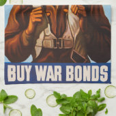 アフリカ系アメリカ人アビエーター戦闘機第2次世界大戦パイロット キッチンタオル (折り畳み)