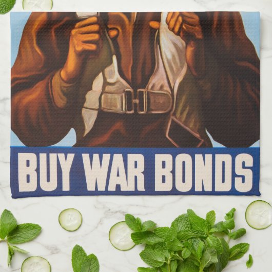 アフリカ系アメリカ人アビエーター戦闘機第2次世界大戦パイロット キッチンタオル (折り畳み)