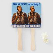 アフリカ系アメリカ人アビエーター戦闘機第2次世界大戦パイロット ハンドファン (正面&裏面)