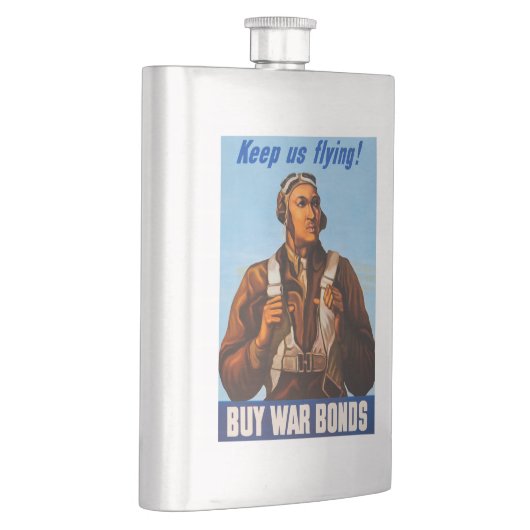 アフリカ系アメリカ人アビエーター戦闘機第2次世界大戦パイロット フラスク (右)