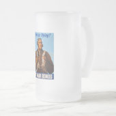 アフリカ系アメリカ人アビエーター戦闘機第2次世界大戦パイロット フロストグラスビールジョッキ (正面右)