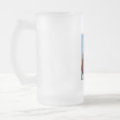 アフリカ系アメリカ人アビエーター戦闘機第2次世界大戦パイロット フロストグラスビールジョッキ (左)