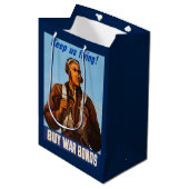 アフリカ系アメリカ人アビエーター戦闘機第2次世界大戦パイロット ミディアムペーパーバッグ (正面アングル)