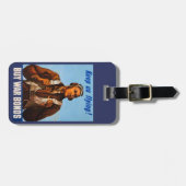 アフリカ系アメリカ人アビエーター戦闘機第2次世界大戦パイロット ラゲッジタグ (正面横)