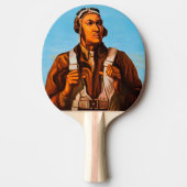 アフリカ系アメリカ人アビエーター戦闘機第2次世界大戦パイロット 卓球ラケット (正面)