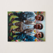 アフリカ系アメリカ人イースターボーイパズル ジグソーパズル (横)