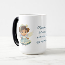 アフリカ系アメリカ人エンジェルガールを作成 モーフィングマグカップ