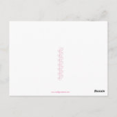 アフリカ系アメリカ人エンジェルスバレンタインデーポストカード ポストカード (裏面)