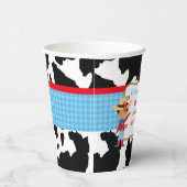 アフリカ系アメリカ人カウボーイウェスタン誕生日パーティー 紙コップ (右)