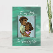 アフリカ系アメリカ人カップル カード (正面)