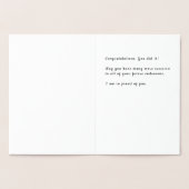 アフリカ系アメリカ人ガールズ金ゴールド卒業 箔カード