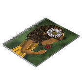 アフリカ系アメリカ人ガールフラワー ノートブック (左側)