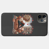 アフリカ系アメリカ人ガールラブ読ブック – Lovers Case-Mate iPhoneケース (裏面(横))