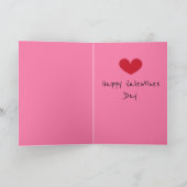 アフリカ系アメリカ人ガールヴァレンティーンズカード シーズンカード (内部)