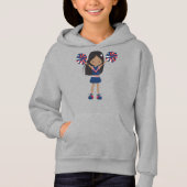 アフリカ系アメリカ人ガール,チアリーダー,チアリーティング (正面)