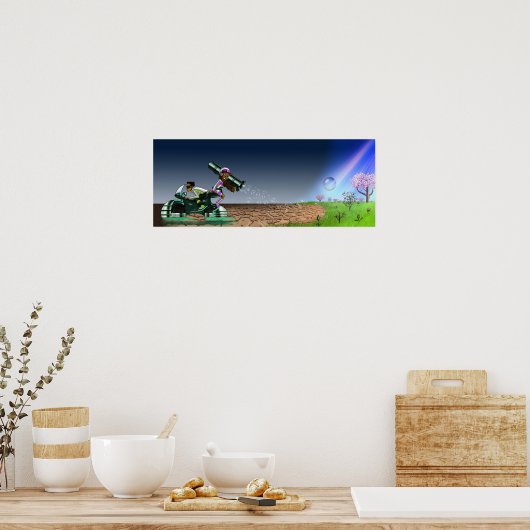 アフリカ系アメリカ人キッズファンタジー ポスター (キッチン)