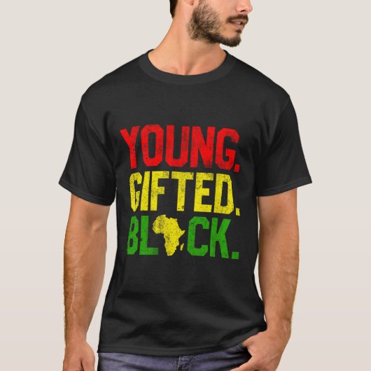 アフリカ系アメリカ人ギフトの黒人歴史月間 Tシャツ (正面)