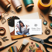 アフリカ系アメリカ人クラフトクイーン感動的 名刺