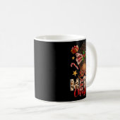 アフリカ系アメリカ人クリスマスアフリカ系ブラック女性ママ コーヒーマグカップ (正面右)