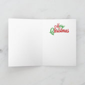 アフリカ系アメリカ人クリスマスカード シーズンカード (内部)