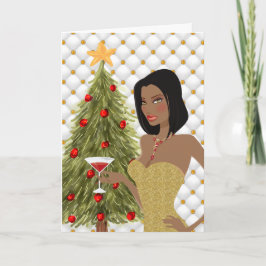 アフリカ系アメリカ人クリスマスカード シーズンカード