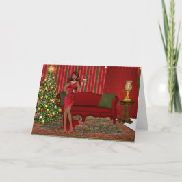 アフリカ系アメリカ人クリスマスカード シーズンカード