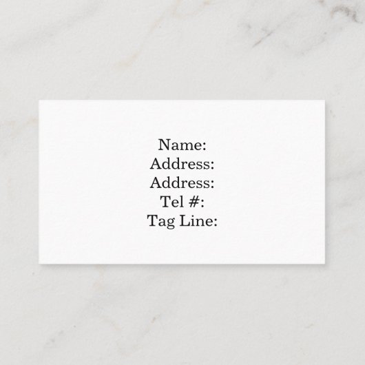 アフリカ系アメリカ人クリスマスフェアリーの名刺 名刺 (裏面)