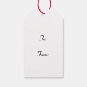 アフリカ系アメリカ人クリスマスフェアリーギフトラベル ギフトタグ (裏面)