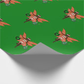 アフリカ系アメリカ人クリスマスフェアリーラッピング紙 ラッピングペーパー (角)