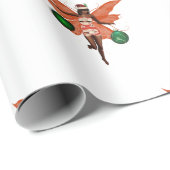 アフリカ系アメリカ人クリスマスフェアリーラッピング紙 ラッピングペーパー (ロールコーナー)